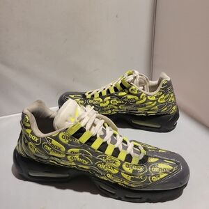 Nike Air Max 95 Premium PRM Black Volt White 538416-019 Men's Size 11.5